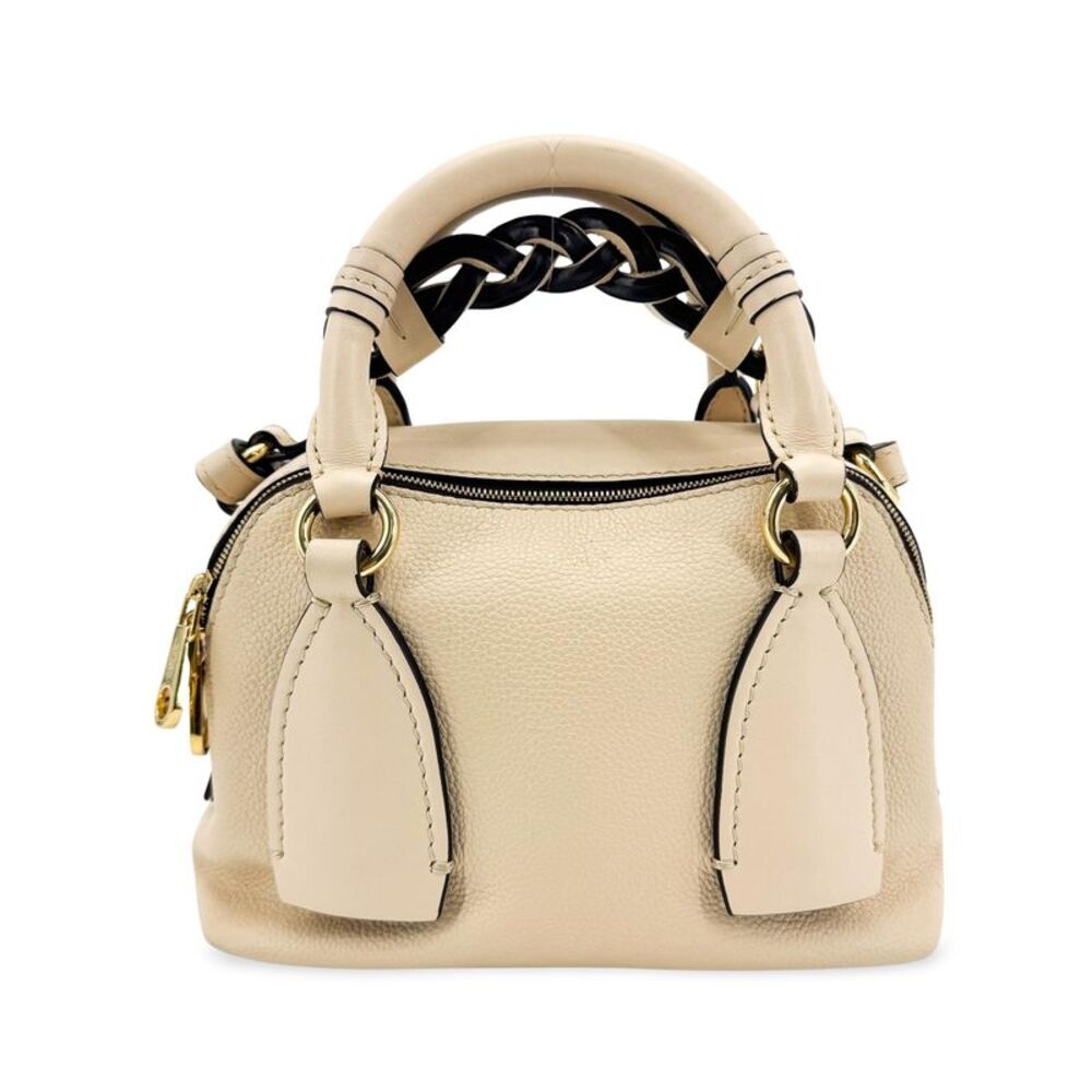Chloe Daria Leather Black Leather Handbag